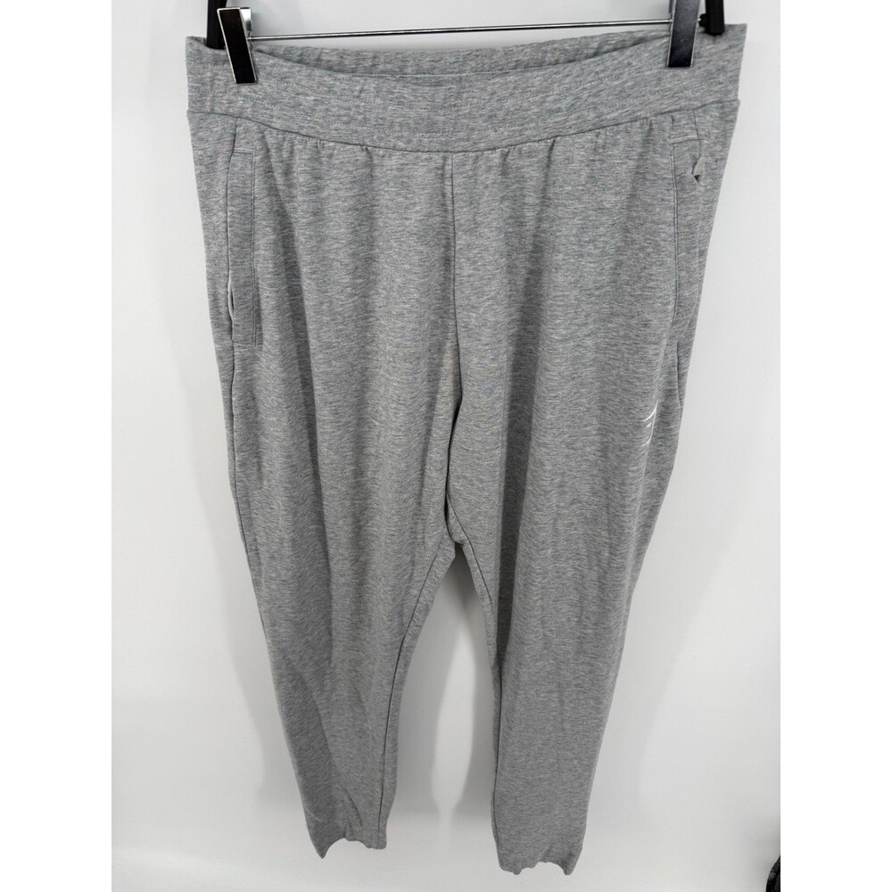 Gymshark Sweatpants Mens Large Gray Cotton Blend Drawstring Sweats Joggers *